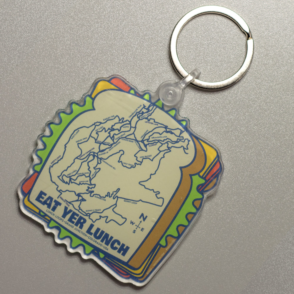 Eat yer lunch Key Chain