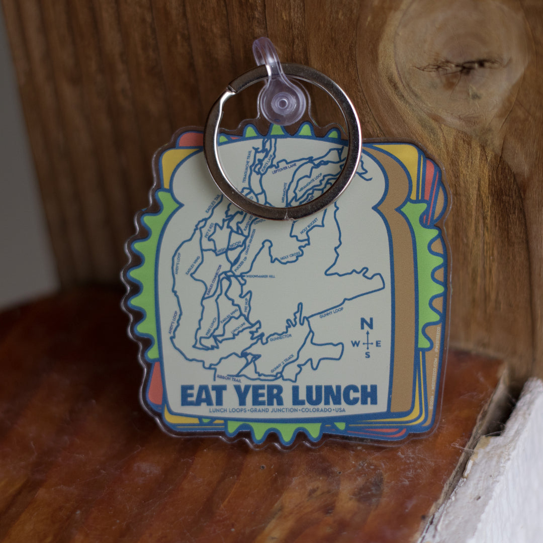 Eat yer lunch Key Chain