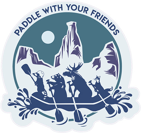 Paddle with friends design